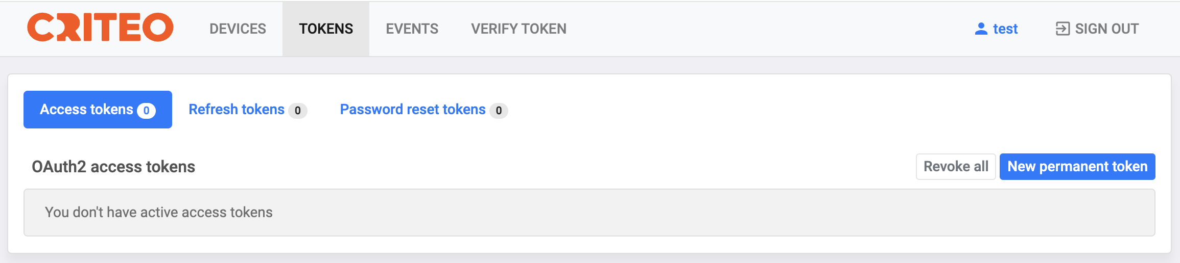 Revoke token 5
